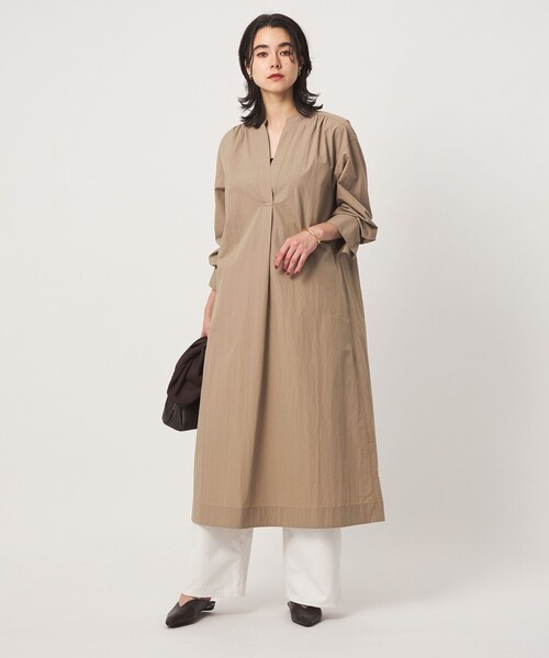 専用　green label relaxing スキッパー ワンピース green label relaxing（グリーンレーベルリラクシング） ワンピース