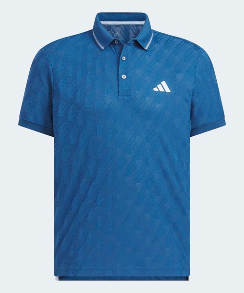 adidas（アディダス） ポロシャツ 半袖 ジャカード 半袖ポロ「adidas