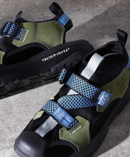 「CONVERSE」 サンダル 28cm ブラック メンズ_画像2