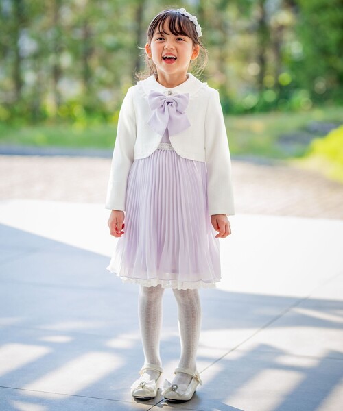 「ANY」 「KIDS」ノースリーブワンピース 130 パープル キッズ_画像4