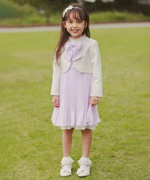 「ANY」 「KIDS」ノースリーブワンピース 130 パープル キッズ_画像5