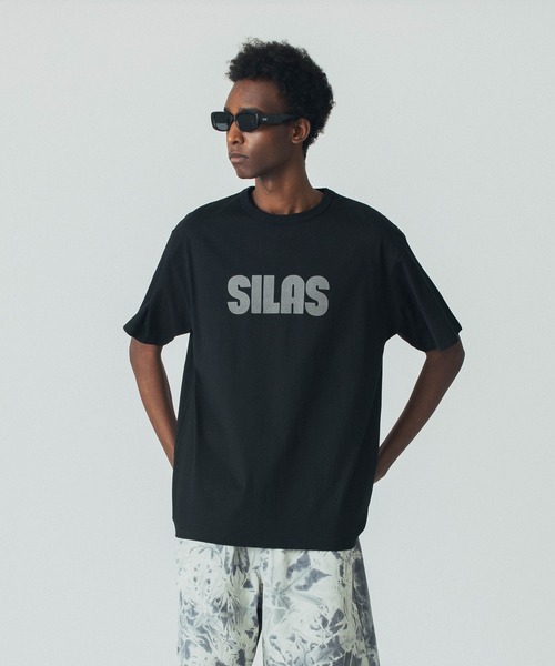 「SILAS」 半袖Tシャツ L ホワイト メンズ_画像2