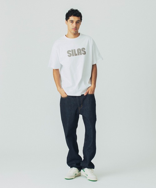 「SILAS」 半袖Tシャツ L ホワイト メンズ_画像7
