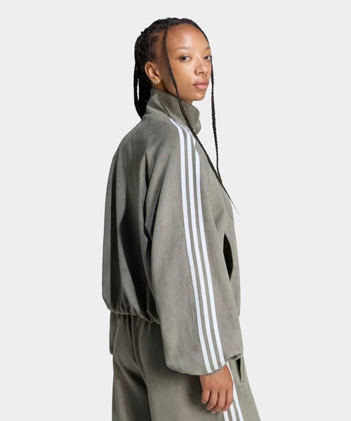 新品 アディダスオリジナルス スエード トラックジャケット ホワイト XXL adidas（アディダス） ジャージ ADILENIUM シーズン 6 フェイク
