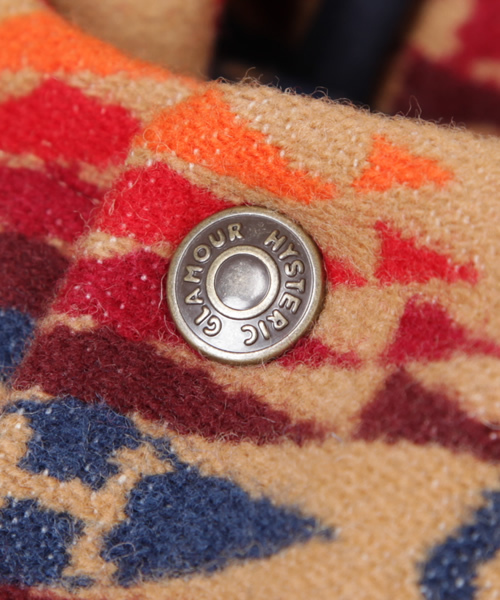 ヒステリックグラマー　激レア　ダッフルコート PENDLETON×HYS TIMES総柄 ダッフルコート|HYSTERIC GLAMOUR MEN