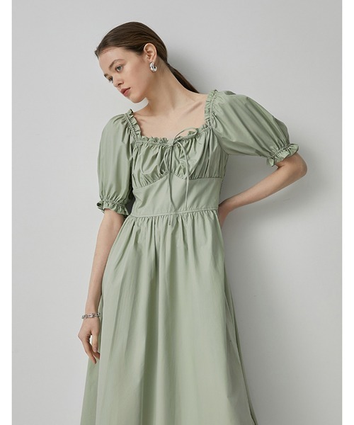 ワンピース Fano Studios コルセットディテール ギャザーワンピース Fxl133 Zozotown Paypayモール店 通販 Paypayモール