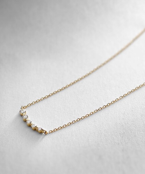 COCOSHNIK（ココシュニック） ネックレス K18ダイヤモンド 