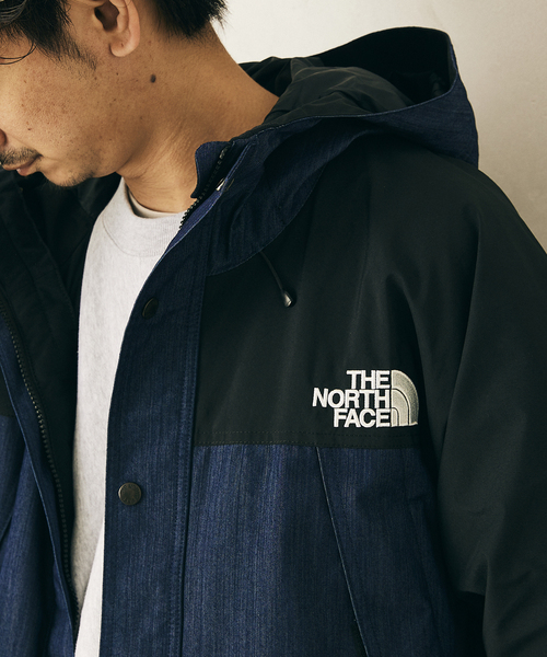 マウンテンパーカー ウインドブレーカー 「THE NORTH FACE / ザ ノースフェイス」マウンテンライト デニムジャケット メンズ