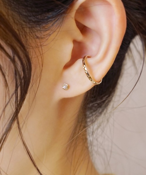 ピアス K18ダイヤモンド6カク セカンドピアス :60574267:ZOZOTOWN