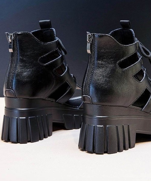 厚底ブーツサンダル　専用 ブーツ 厚底ブーツサンダル レディース : ZOZOTOWN Yahoo!店 - 通販