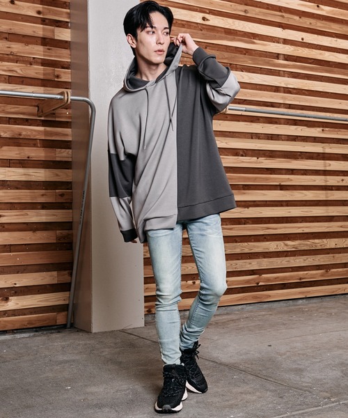 NO ID.（ノーアイディー） パーカー 「NO ID.」Switching Big Parka