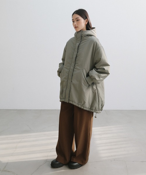 andme（アンドミー） ダウンコート ダウンジャケット オーバーサイズ