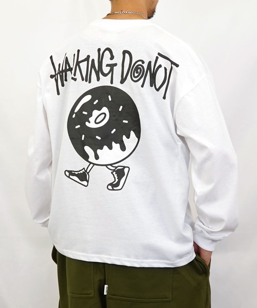 BURNER（バーナー） tシャツ 「GROOVY STORE」WALKING DONUT 刺繍