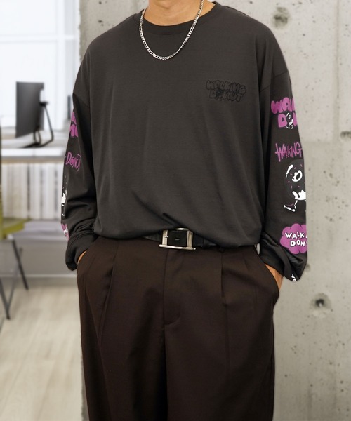 BURNER（バーナー） tシャツ 「GROOVY STORE」WALKING DONUT 刺繍