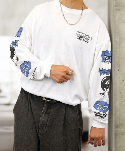 BURNER（バーナー） tシャツ 「GROOVY STORE」WALKING DONUT 刺繍