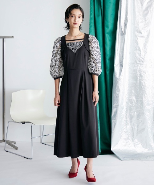 【新品】Callarus結婚式パーティーオケージョンドレスボレロワンピースドレス Callarus ドレス 「Callarus」「結婚式・お呼ばれ・パーティー