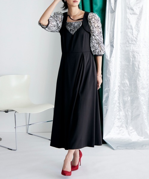 【新品】Callarus結婚式パーティーオケージョンドレスボレロワンピースドレス Callarus ドレス 「Callarus」「結婚式・お呼ばれ・パーティー