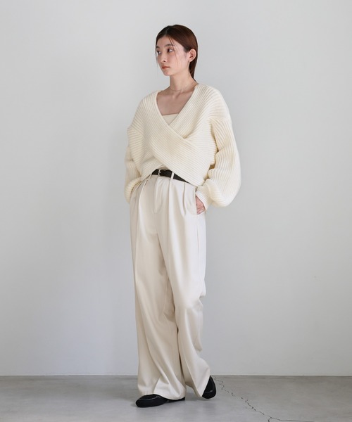 select MOCA（セレクトモカ） ニット セーター 2WAYクロスデザイン