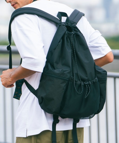 【関税込み】Kijun ブルー Sport ドローストリング バッグ KiU ドローストリングバッグ / ショルダーバッグ・ボディバッグ