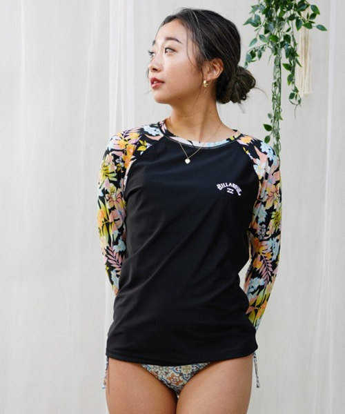 ラッシュガード BILLABONG/ビラボン 長袖ラッシュガード ボタニカル柄 