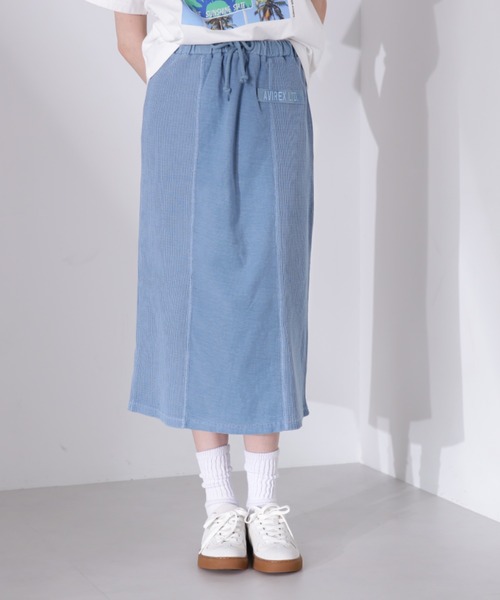 AVIREX（アヴィレックス） スカート 「直営店限定」FADE WASH WAFFLE