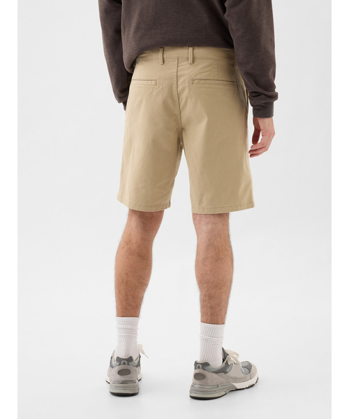 GAP（ギャップ） パンツ 9インチ エッセンシャル カーキ ショート