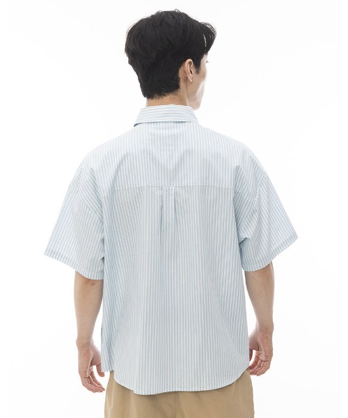 ELEMENT シャツ メンズ BIG SKATE STRIPE SS 半袖シャツ 「2024