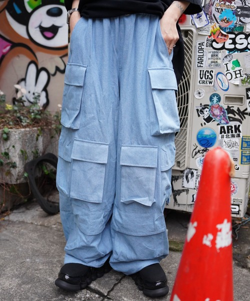 DANKE SCHON（ダンケシェーン） ワイドパンツ カーゴパンツ