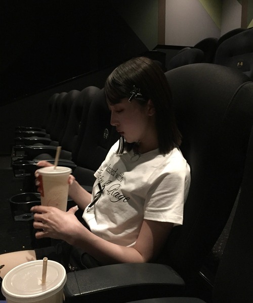 RiLi tシャツ メッセージリボンTシャツ「RL」 レディース