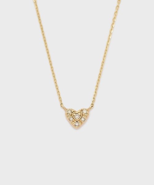 NOJESS（ノジェス） ネックレス 「Tiny Motif」K10ダイヤモンドハート