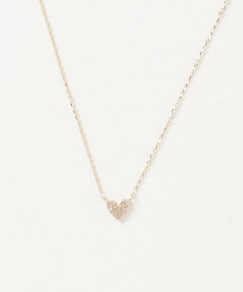 NOJESS ネックレス 「Tiny Motif」K10ダイヤモンドハート