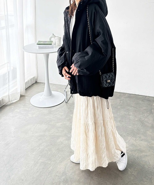 GeeRA（ジーラ） ダウンコート ダウンジャケット ナイロン中わた