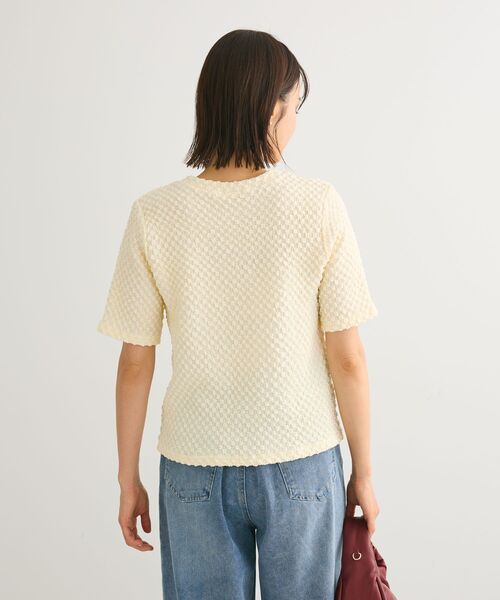 Green Parks tシャツ ポコポコ5分袖プルオーバー レディース