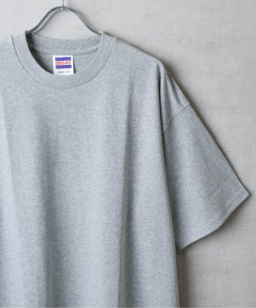 GOAT グレー Tシャツ 半袖 GOAT SHORT SLEEVE TEE 7oz（半袖Tシャツ7オンス）の通販｜GOAT