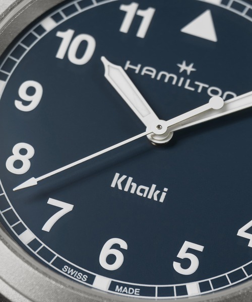 腕時計 HAMILTON 「ハミルトン」 腕時計 Khaki Field （カーキ フィールド）  クオーツ 38MM ブルー×ブルーの画像