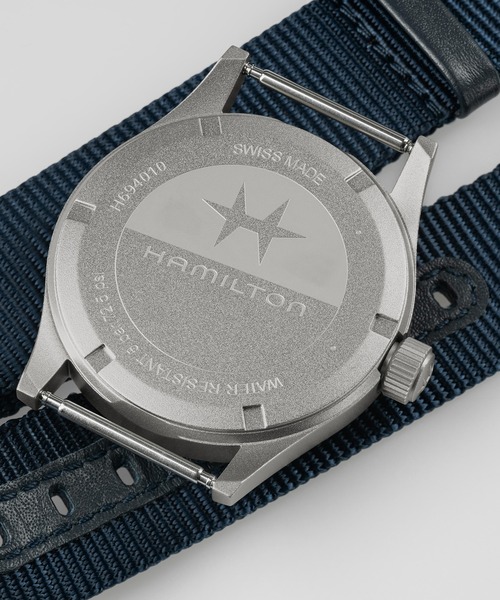 腕時計 HAMILTON 「ハミルトン」 腕時計 Khaki Field （カーキ フィールド）  クオーツ 38MM ブルー×ブルーの画像
