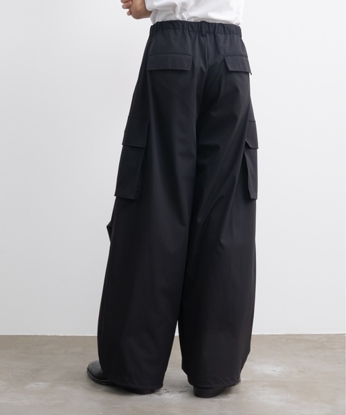 ason 黒 ワイドパンツ Sサイズ パンツ】 ワイドパンツ レディース ファッション クロップド丈