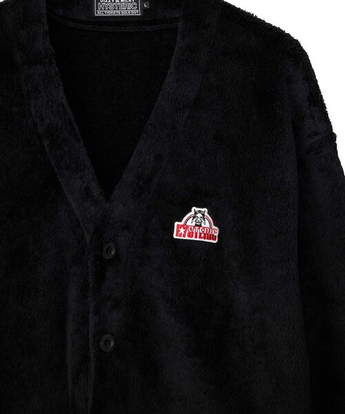 HYSTERIC GLAMOUR カーディガン SEE NO EVILワッペン メンズ