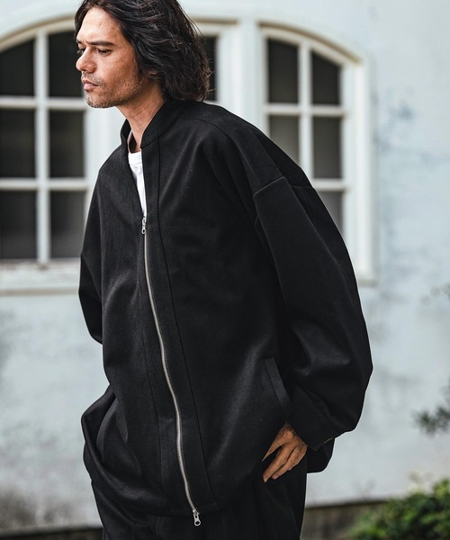 CAMBIO（カンビオ） コート ジャケット mj10382- Brushed Span Zipper