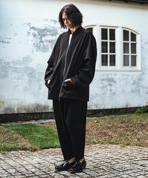 CAMBIO（カンビオ） コート ジャケット mj10382- Brushed Span Zipper