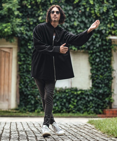 CAMBIO（カンビオ） コート ジャケット mj10382- Brushed Span Zipper