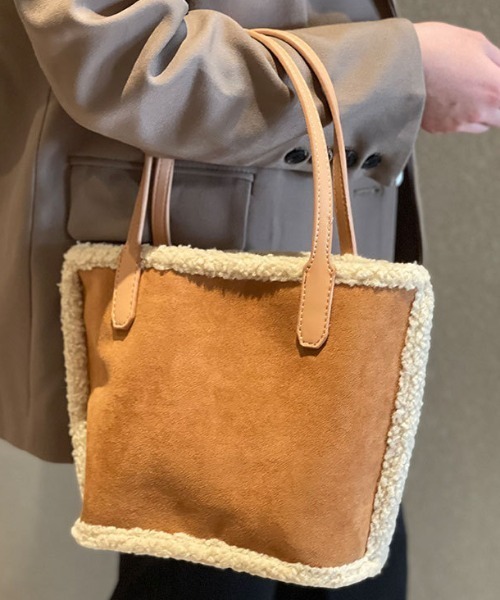 トートバッグ ムートンボアトートバッグ レディース : ZOZOTOWN Yahoo