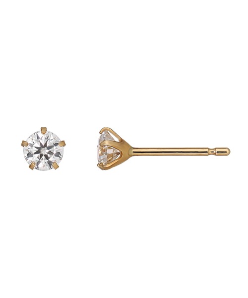 TAKE-UP（テイクアップ） ピアス 「 セカンドピアス」K18 モアサナイト