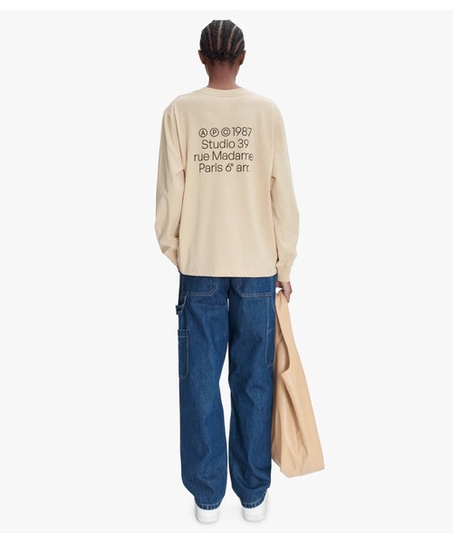 A.P.C｜ (Manche Longue Adresse T-shirt (COHBM M26438 IAK Manche Longue Adresse T-Shirt