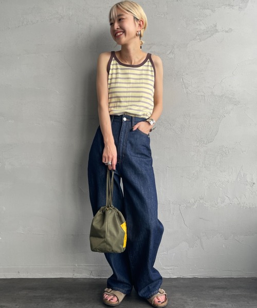 タンクトップ ノースリーブ 「別注」「Robert.P.Miller × 6」タンクトップ 25SS レディース Robert P. Miller タンクトップ ノースリーブ 「別注」「Robert