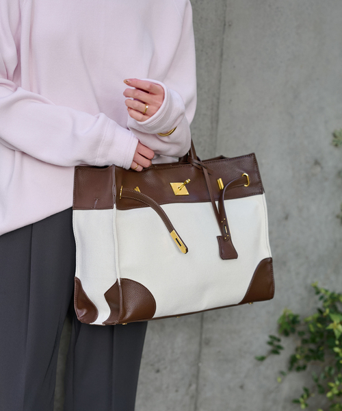 SLOBE IENA BIG トートバッグ　ブラック　ショルダーバッグ SLOBE IENA トートバッグ 「WEB限定/追加」SLOBE BIG レディース