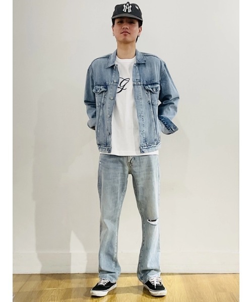 デニムジャケット gジャン アイコン デニムジャケット メンズの画像