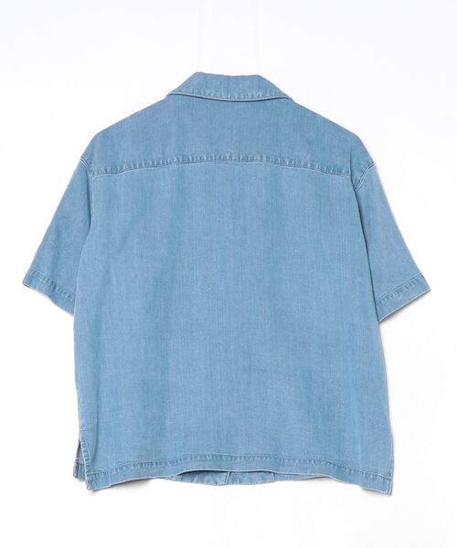 DOUBLE STANDARD CLOTHING ブラウス シャツ テンセルデニム