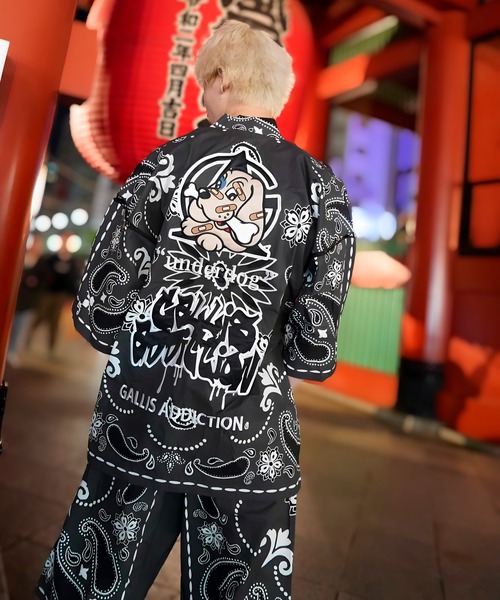 GALFY（ガルフィー） シャツ 半袖 「別注」GA×GALFY-安定の甚平 メンズ