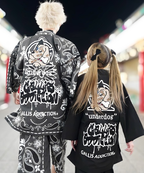 GALFY（ガルフィー） シャツ 半袖 「別注」GA×GALFY-安定の甚平 メンズ